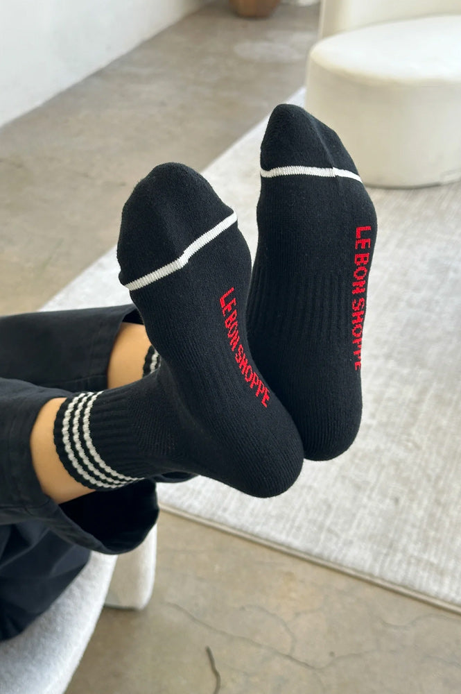 Le Bon Shoppe Girlfriend Black Socks