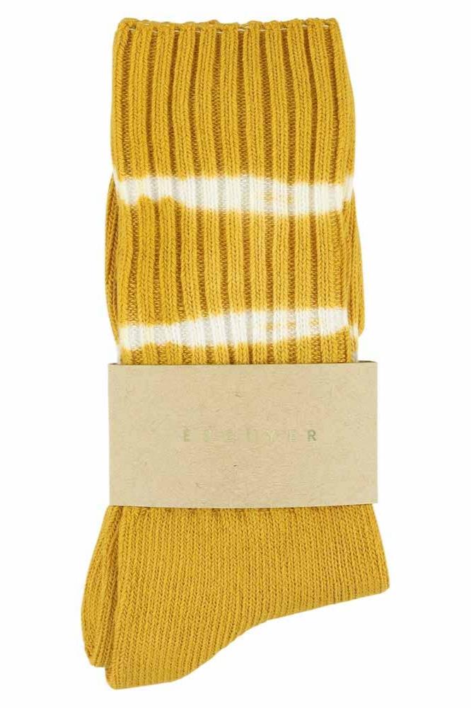 Escuyer Women Mustard Dyed Socks