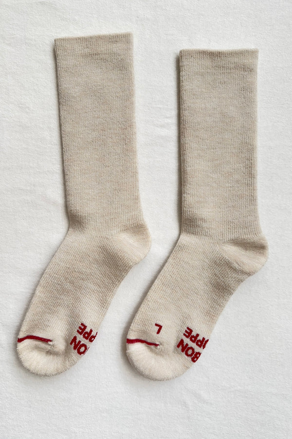 Le Bon Shoppe Camper Oatmeal Socks