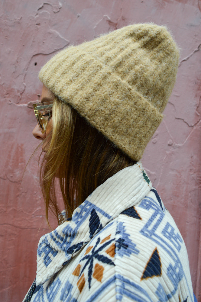 ICHI Solene Oatmeal Melange Hat