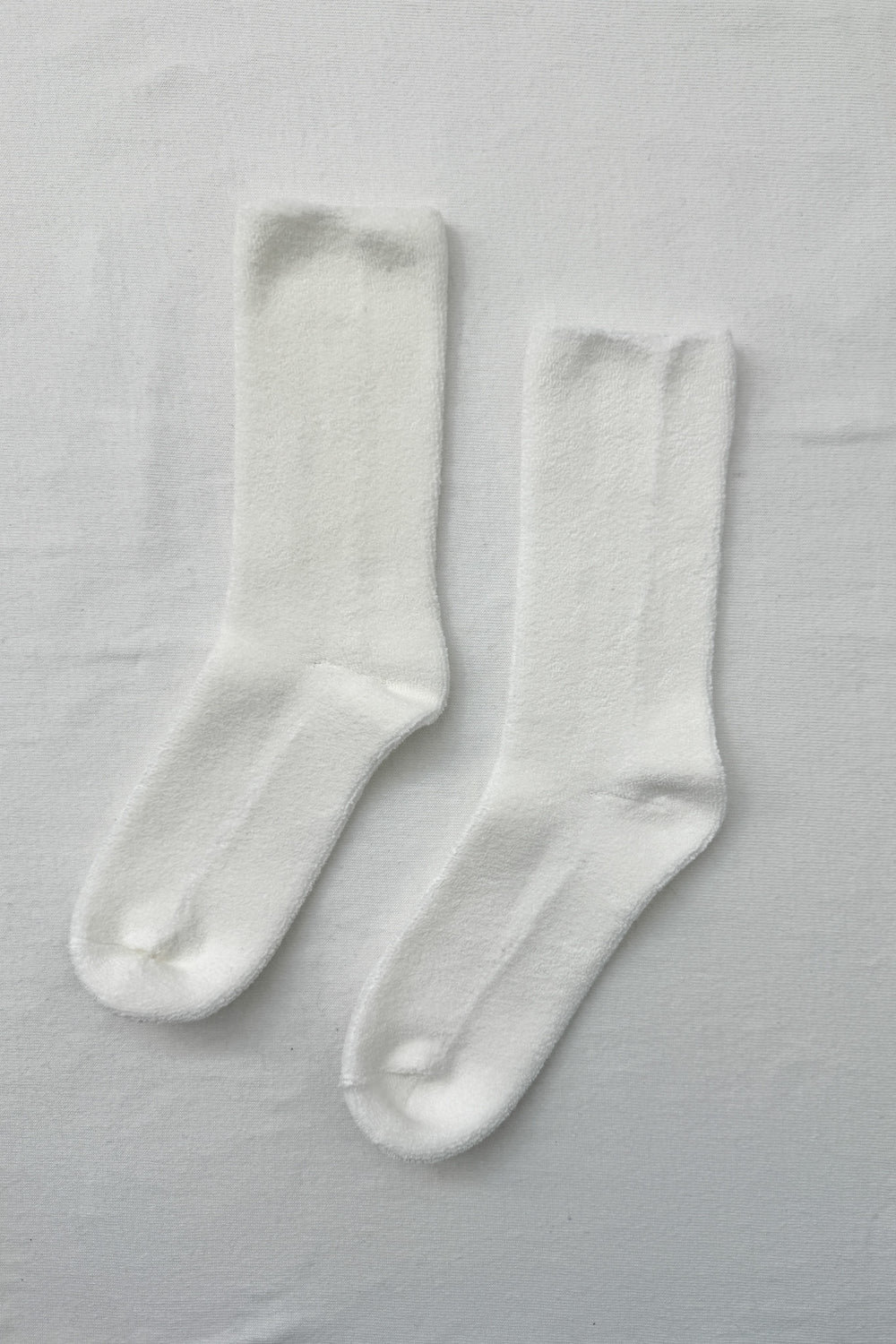 Le Bon Shoppe Classic White Extended Cloud Socks