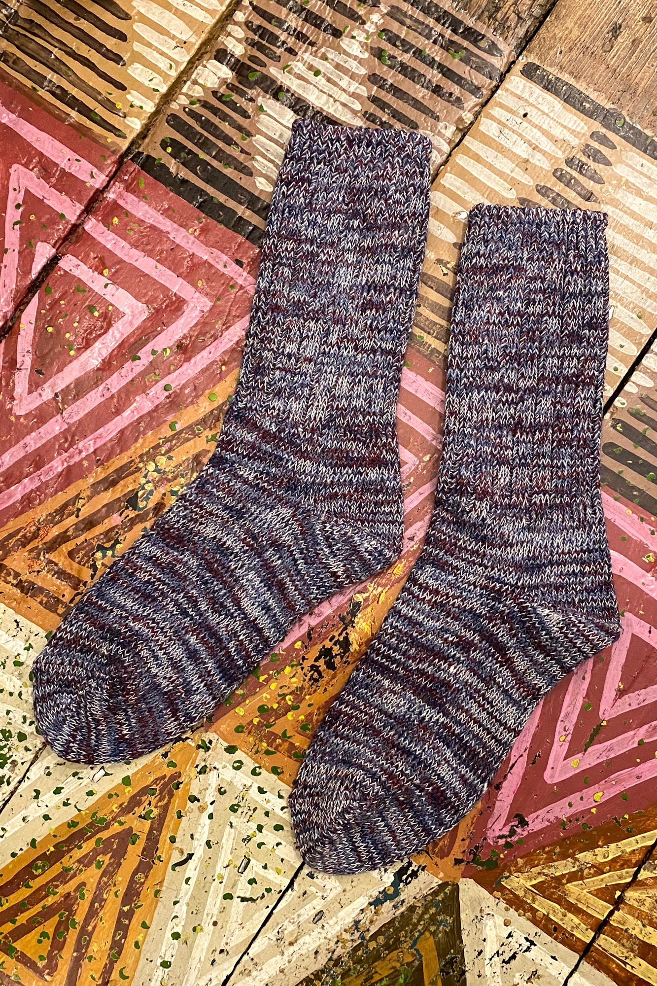 Thunders Love Marni Purple Mix Socks