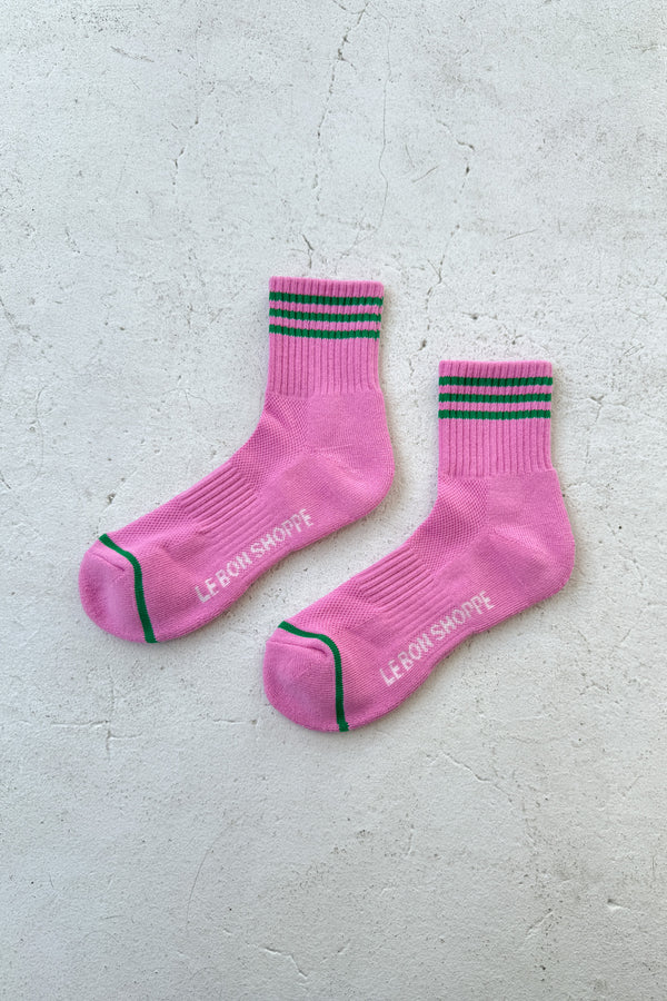 Le Bon Shoppe Girlfriend Rose Pink Socks