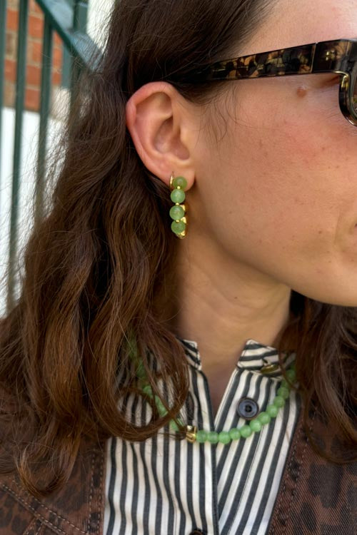 Talis Chains Tokyo Green Earrings