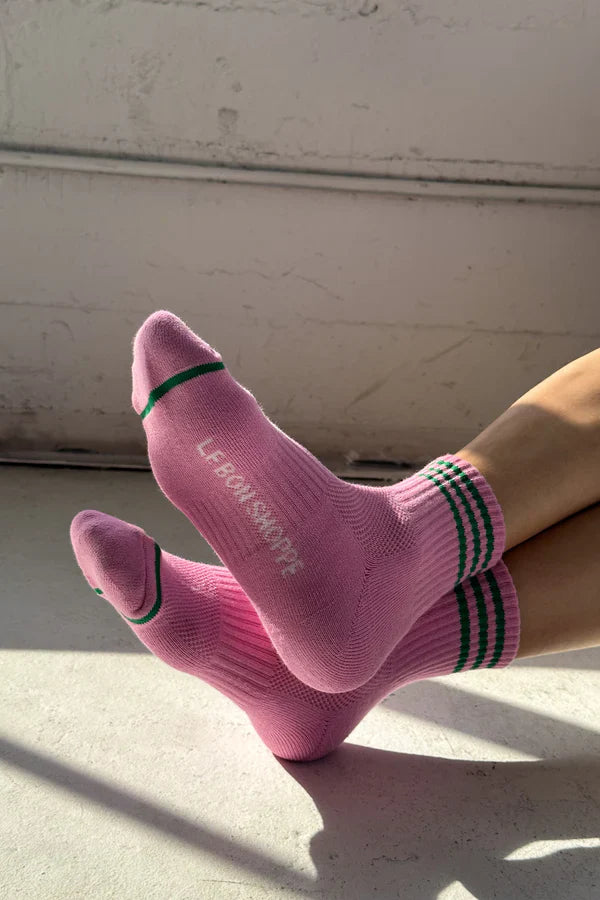 Le Bon Shoppe Girlfriend Rose Pink Socks