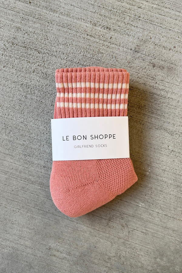 Le Bon Shoppe Girlfriend Salmon Socks