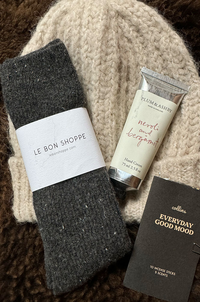 Le Bon Shoppe Snow Charcoal Socks