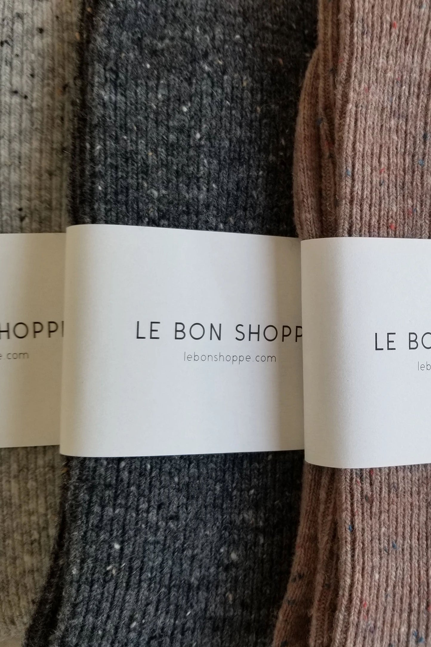 Le Bon Shoppe Snow Charcoal Socks