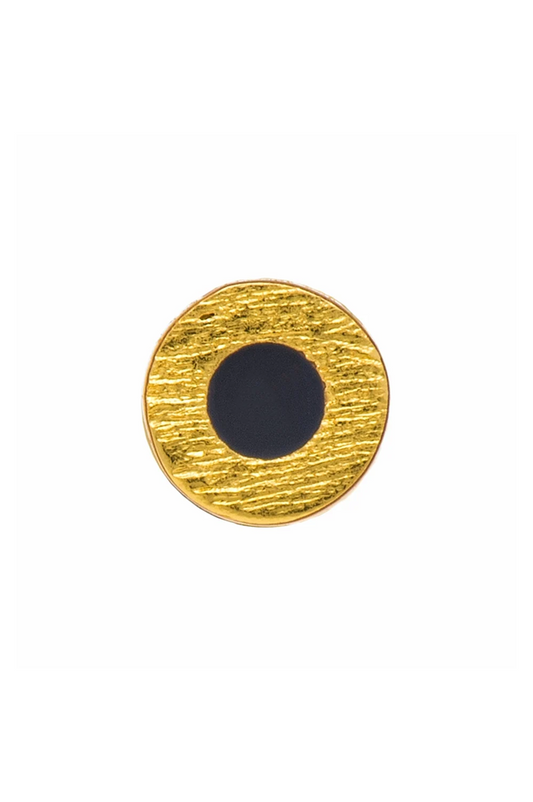 Lulu Circle Inkwell Single Earring