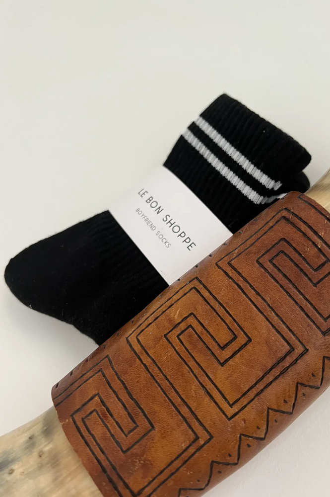 Le Bon Shoppe Boyfriend Noir Socks