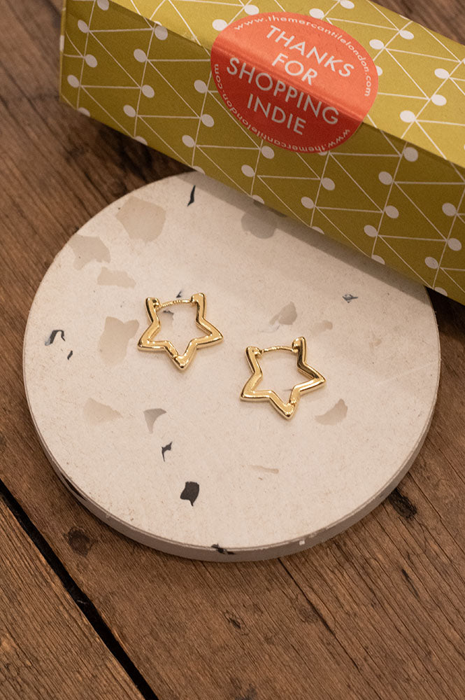 L.A. Gold Star Earrings