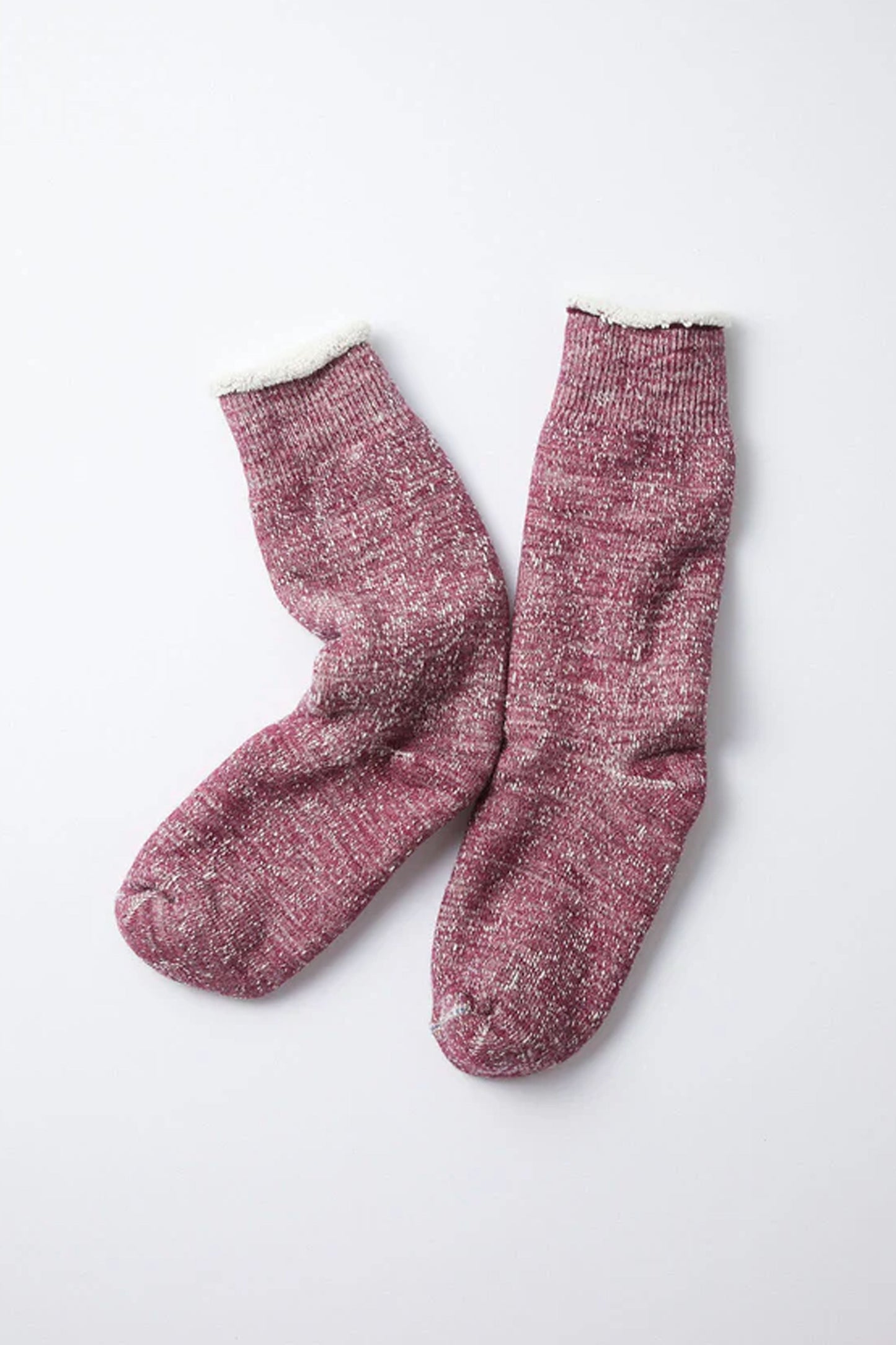 Rototo Double Face Crew Grape Socks