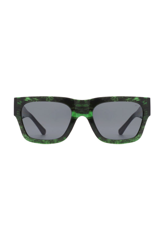 A Kjaerbede Agnes Green Marble Sunglasses