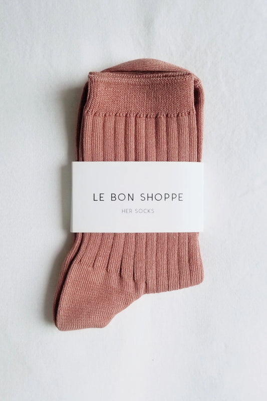 Le Bon Shoppe Her Nude Peach Socks