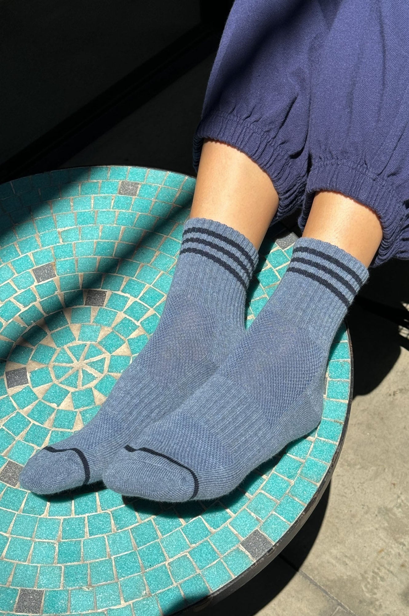 Le Bon Shoppe Girlfriend Indigo Socks