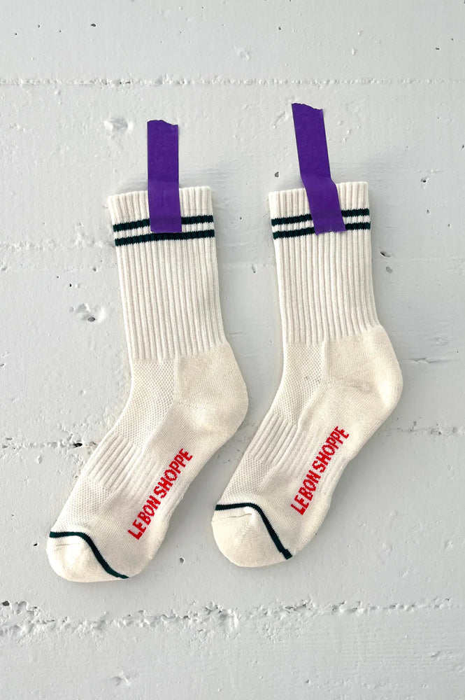 Le Bon Shoppe Boyfriend Parchment Socks