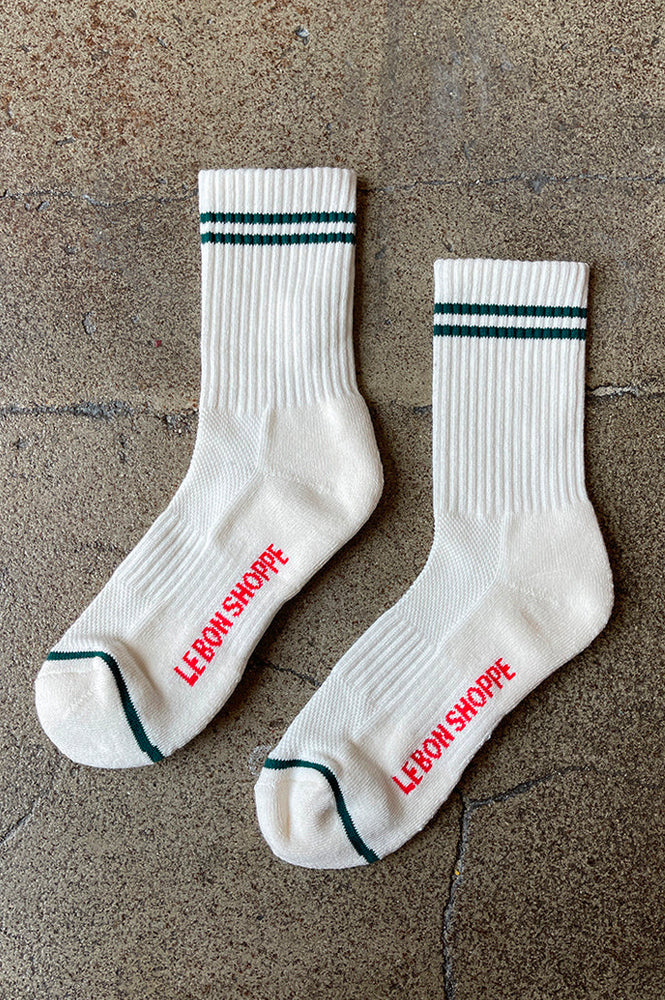 Le Bon Shoppe Boyfriend Parchment Socks