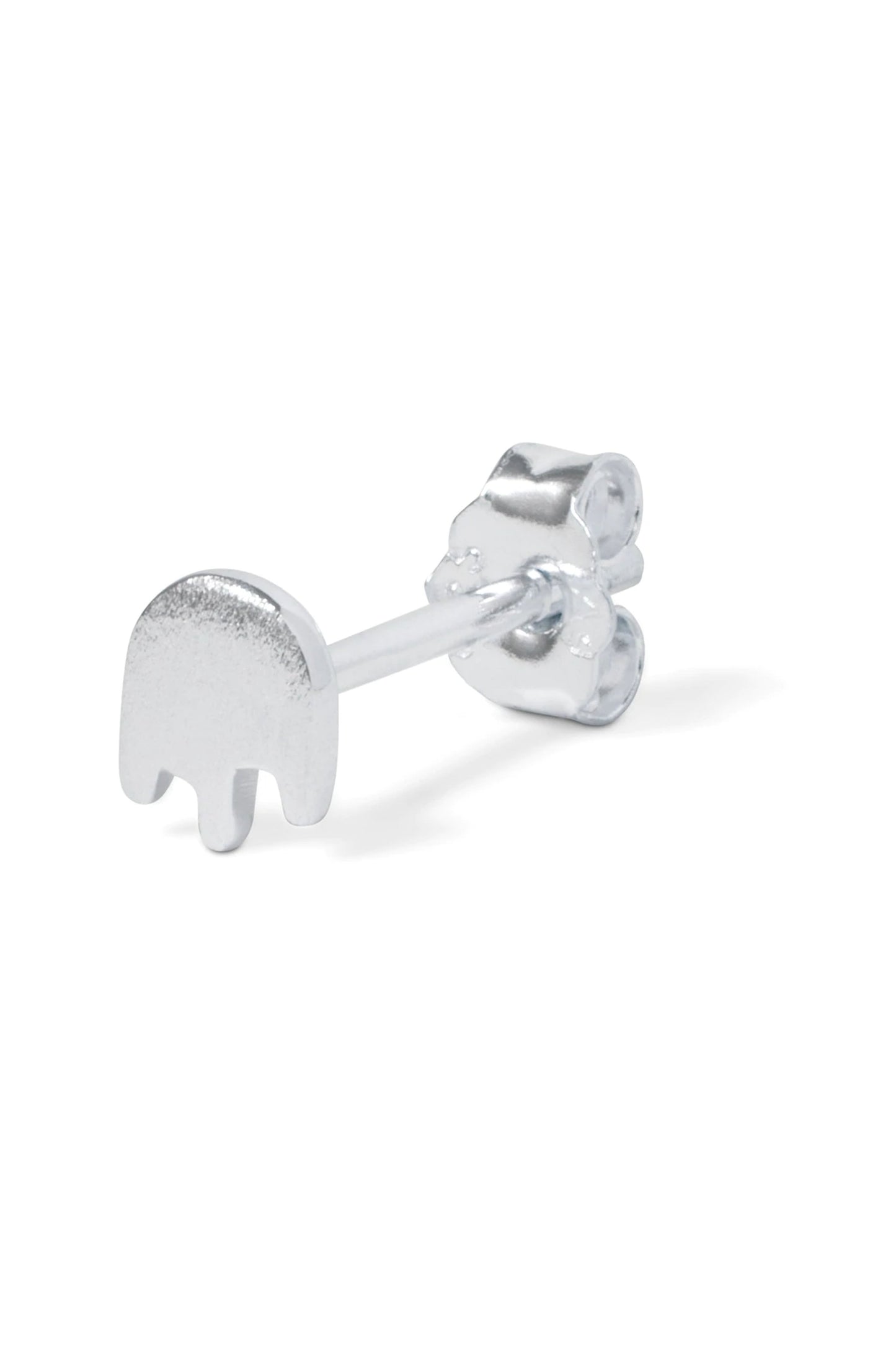 Lulu Single Splash Silver Earring