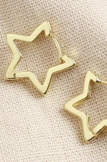 L.A. Gold Star Earrings