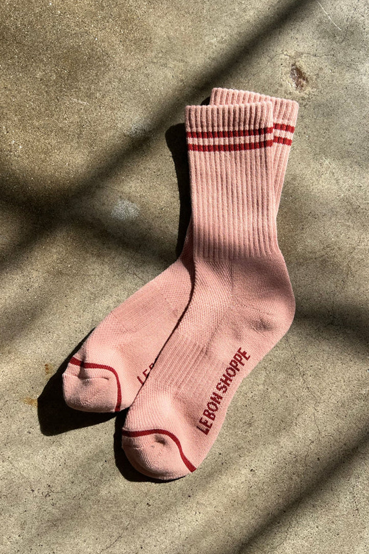 Le Bon Shoppe Boyfriend Vintage Pink Socks