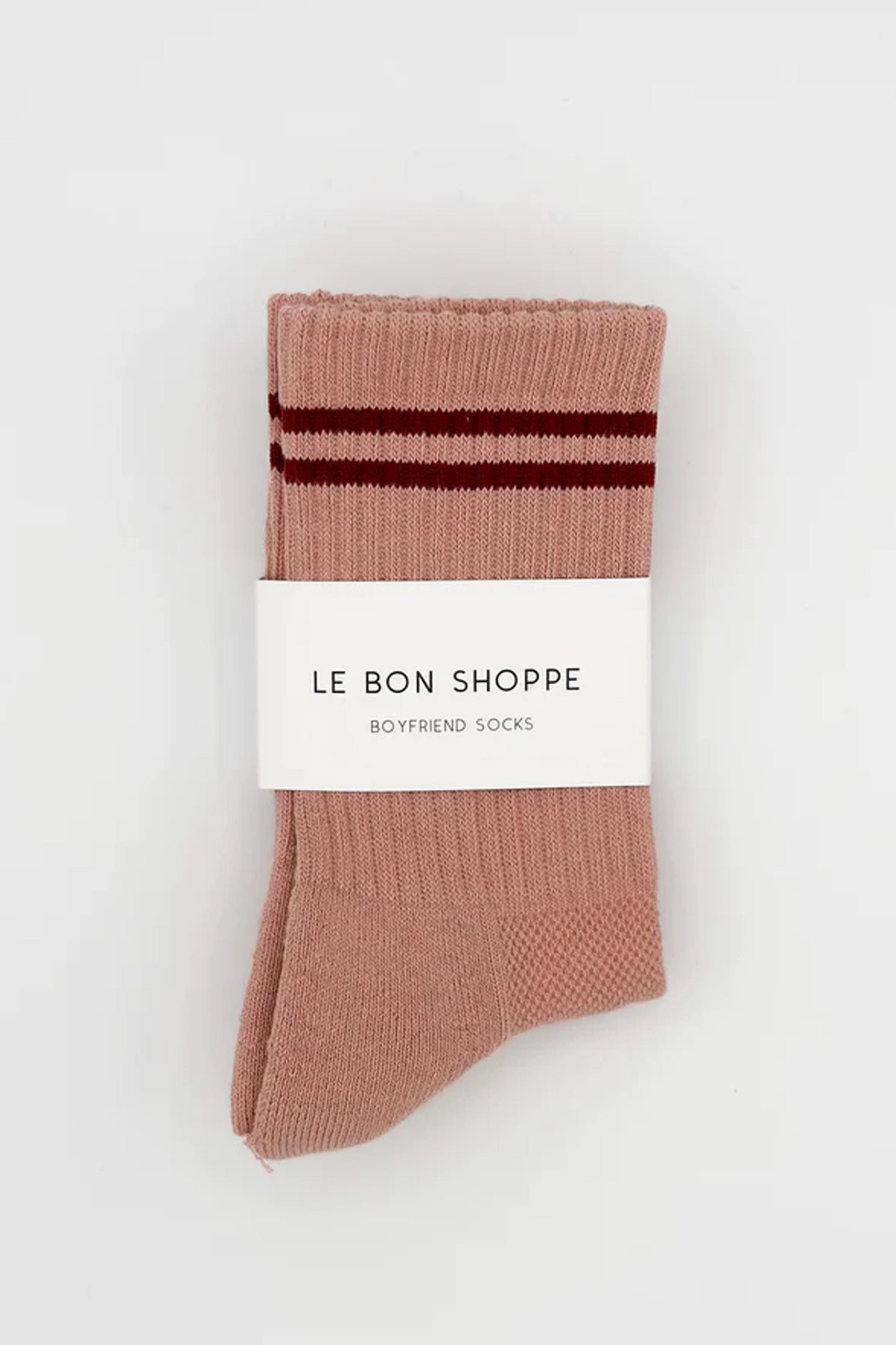 Le Bon Shoppe Boyfriend Vintage Pink Socks