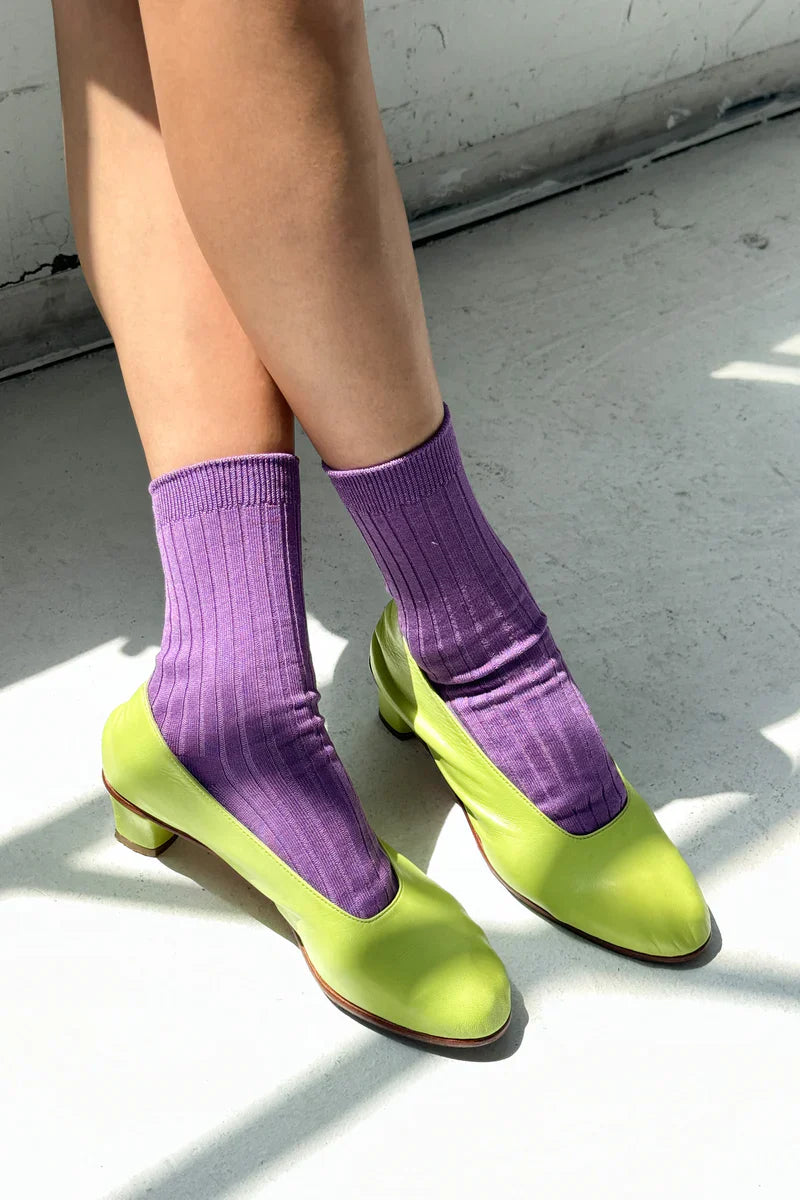 Le Bon Shoppe Her Violet Socks